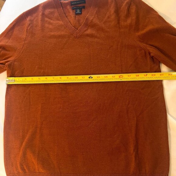 Banana Republic extra fine merino wool V-neck sweater size L Tall - Picture 5 of 8